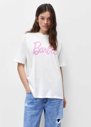 Ліцензійна футболка pull&bear barbie1 фото