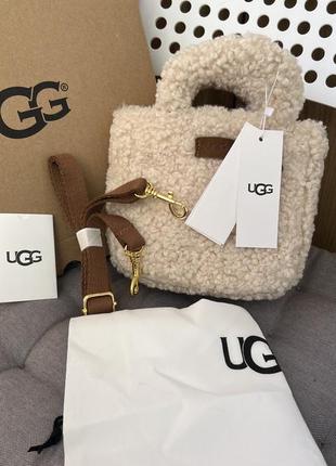 Плюшева сумка ugg teddy/ сумка угг тедді