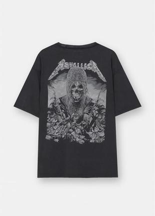 Футболка metallica pull&bear7 фото