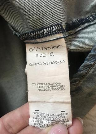 Рубашка джинсовая от calvin klein jeans p.xl7 фото