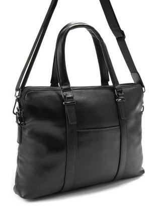 Ділова чоловіча шкіряна сумка tiding bag m56-9119a2 фото