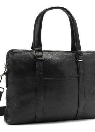 Деловая мужская кожаная сумка tiding bag m56-9119a1 фото