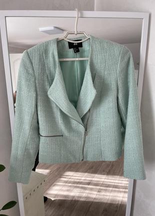 Пиджак жакет твидовый