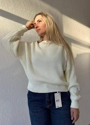 Стильний светр в'язка туреччина, об'ємний якісний жіночий светр2 фото