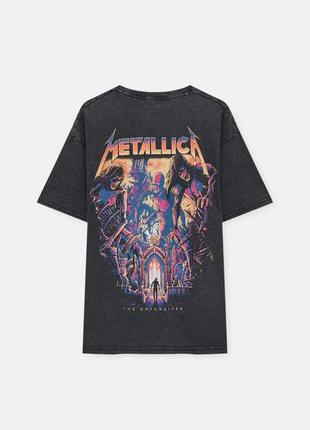 Футболка metallica pull&bear6 фото