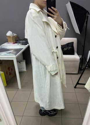 Плащ из льна h&m