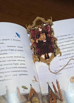 Гаррі поттер закладка для книги герміона ґрейнджер / harry potter - мерч4 фото