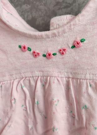 Нежное платье боди