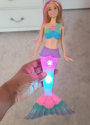 Кукла barbie русалочка дремтопия dreamtopia sparkle light mermaid2 фото