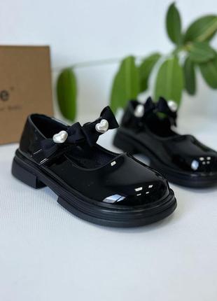 Туфли туфельки лаковые черные классика3 фото