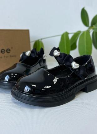 Туфли туфельки лаковые черные классика5 фото
