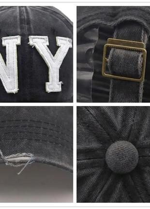 Кепка бейсболка ny air force (new york, нью-йорк) с изогнутым козырьком, унисекс wuke one size8 фото