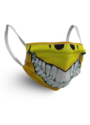 Дизайнерская  маска для лица smiley 21 фото