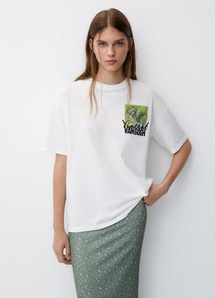 Футболка van gogh pull&bear