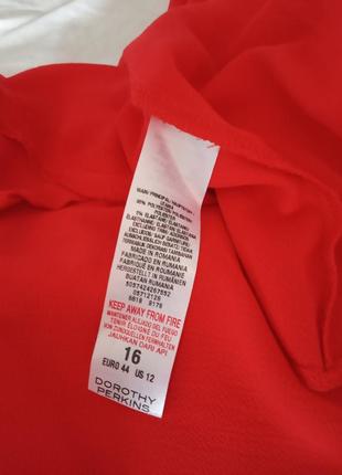 Нова червона блузка на запах dorothy perkins3 фото