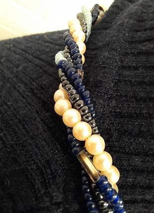 Колье из бисера, бисерный жгут 5