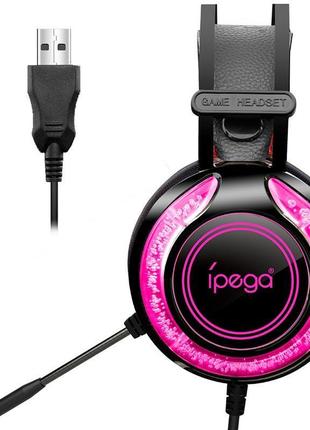 Навушники ipega gaming with rgb led pg-r015 gaming headset |3.5mm, noice reduction|