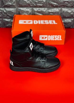 Мужские кроссовки diesel чёрные кроссовки 35-453 фото