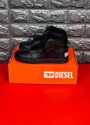 Мужские кроссовки diesel чёрные кроссовки 35-452 фото