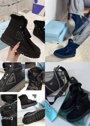 Ботинки prada черевики prada