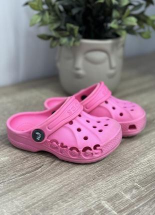 Crocs c6 сабо 23 размер розовые оригинал3 фото