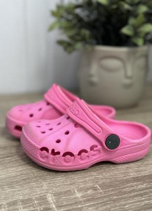 Crocs c6 сабо 23 размер розовые оригинал5 фото