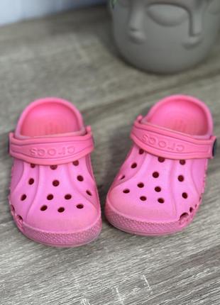 Crocs c6 сабо 23 размер розовые оригинал6 фото