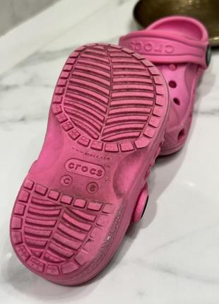 Crocs c6 сабо 23 размер розовые оригинал8 фото