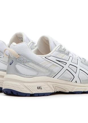 Asics gel-venture 6 (weiß / silber / schwarz)3 фото