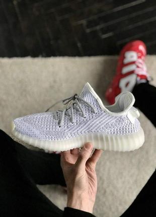 Adidas yeezy 350 рефлективные кроссовки адидас белого цвета (36-42)5 фото