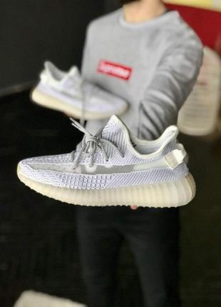 Adidas yeezy 350 рефлективные кроссовки адидас белого цвета (36-42)6 фото