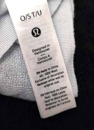 Lululemon  большой шерстяной палантин платок швейцария /9202/9 фото