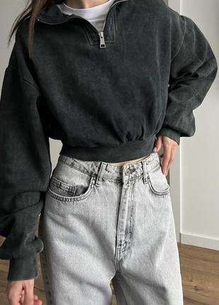 Свитшот bershka, вареный эффект