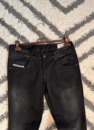 Шикарные черные джинсы diesel denim4 фото