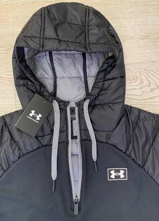 Under armour no limits hybrid puffer hoodie m8 фото