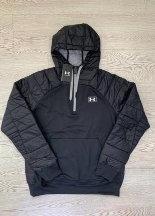 Under armour no limits hybrid puffer hoodie m7 фото