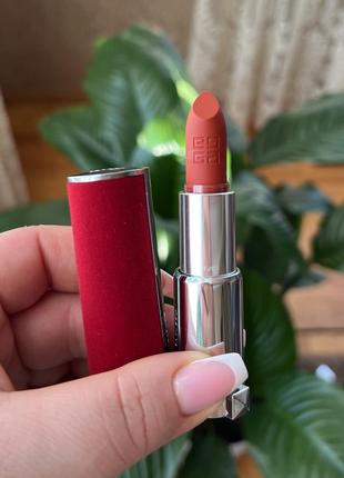 Помада для губ givenchy Card logo padlock keyring deep velvet lipstick
