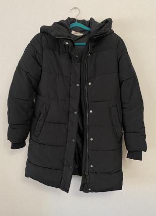 Зимове пальто куртка пуховик black h&m