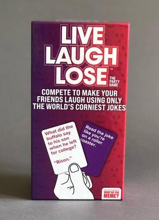 Игра на английском для вечеринок live laugh lose.5 фото