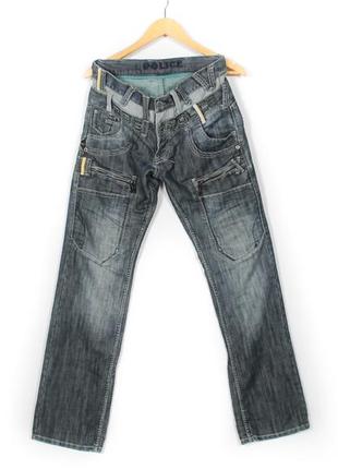 Винтажные джинсы police 883 sheriff y2k cargo pants карго мужские размер 30 х 34