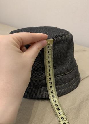 Зимова джинсова панамка шляпа тепла8 фото