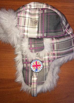 Шапка-вушанка henry holland, розмір 55-56