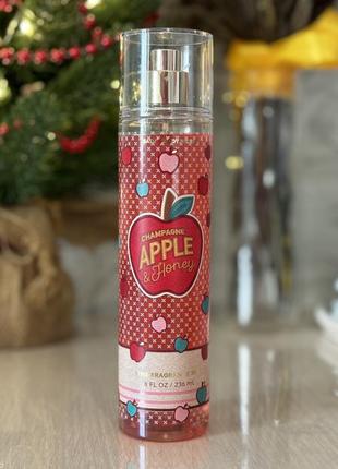 Спрей для тіла/волосся bath and body works champagne apple & honey