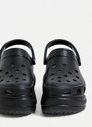 Крокс класік бае клог чорні crocs classic bae clog black3 фото