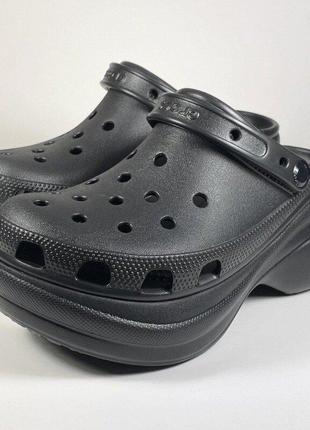 Крокс класік бае клог чорні crocs classic bae clog black5 фото