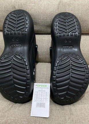 Крокс класік бае клог чорні crocs classic bae clog black10 фото