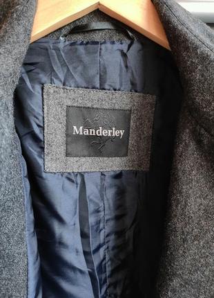 Пальто полупальто чоловіче manderley з італійської вовни3 фото