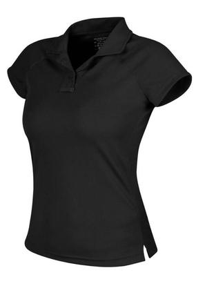 Футболка женская helikon-tex® polo urban tactical - topcool lite - black,xs.s.l.xl