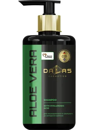 Шампунь dalas aloe vera с гиалуроновой кислотой и натуральным соком алоэ, 1 л.