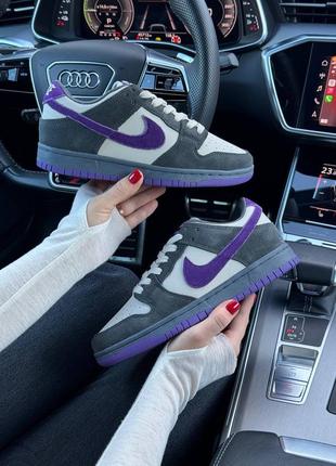 Жіночі кросівки nike sb dunk low x otomo katsuhiro grey purple